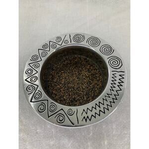Wilton Armetale Reggae Wine Bottle Holder Coaster #820024